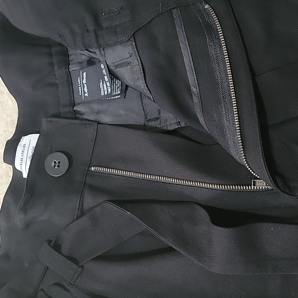 & Other Stories belted high rise tie bottom wool blend pants Sz 8 - Picture 10 of 10